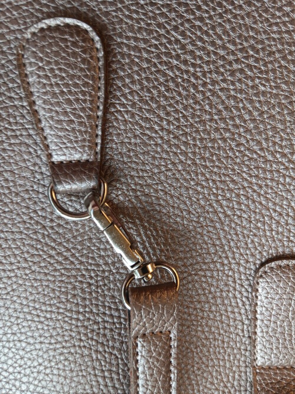 Ulta Beauty Metallic Bronze Textured Tote Bag - Picture 3 of 7